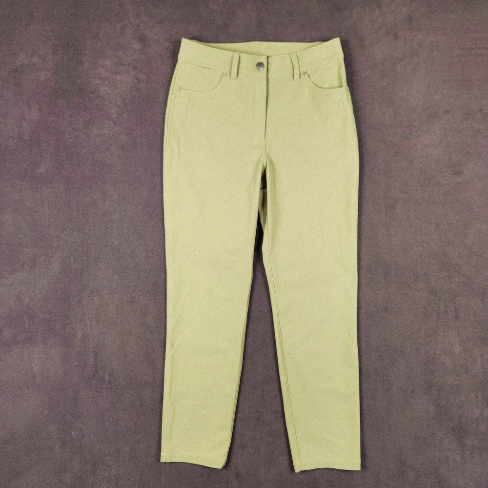 Lululemon City Sleek 5 Pocket Pant 7/8 Womens 6 Rosemary Green Ankle Warpstreme‎